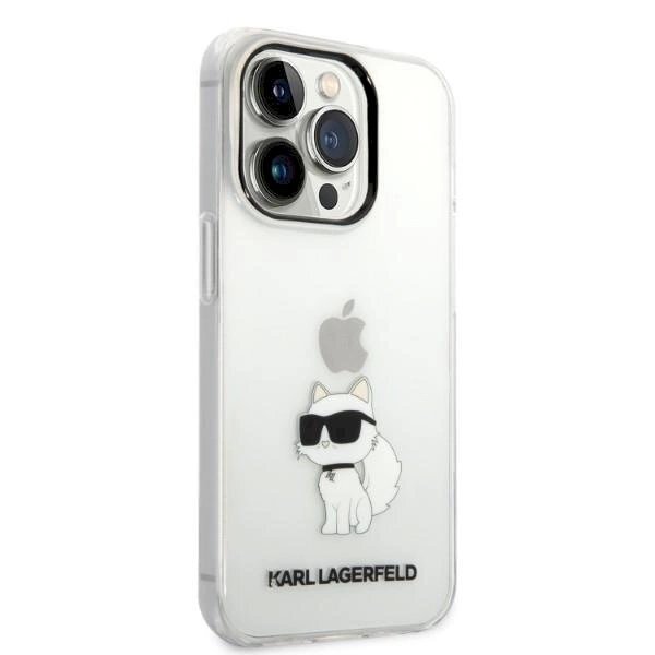 Originalus dėklas Karl Lagerfeld KLHCP14XHNCHTCT iPhone 14 Pro Max 6.7  Permatomas hardcase Ikonik Choupette 3 Originalus dėklas Karl Lagerfeld KLHCP14XHNCHTCT iPhone 14 Pro Max 6.7  Permatomas hardcase Ikonik Choupette 3