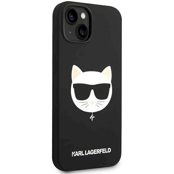 Originalus dėklas Karl Lagerfeld KLHMP14MSLCHBK iPhone 14 Plus 6.7 hardcase Juodas Silicone Choupette Head Magsafe 3 Originalus dėklas Karl Lagerfeld KLHMP14MSLCHBK iPhone 14 Plus 6.7 hardcase Juodas Silicone Choupette Head Magsafe 3
