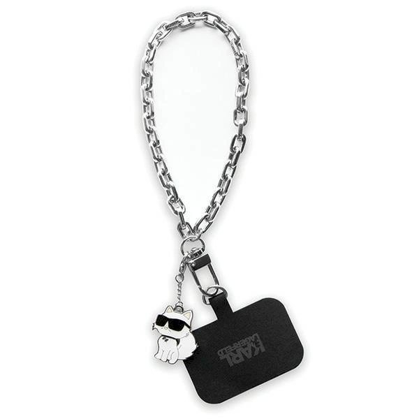 Originalus dėklas Karl Lagerfeld KLUCHCSKPK Universal Universal Hand Apyrankė Choupette Dėklas - silver Originalus dėklas Karl Lagerfeld KLUCHCSKPK Universal Universal Hand Apyrankė Choupette Dėklas - silver