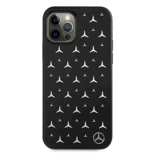 Originalus dėklas Mercedes MEHCP12LESPBK iPhone 12 Pro Max 6,7" Juodas hardcase Silver Stars Pattern 2 Originalus dėklas Mercedes MEHCP12LESPBK iPhone 12 Pro Max 6,7" Juodas hardcase Silver Stars Pattern 2