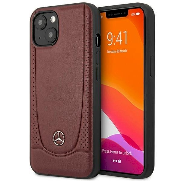 Originalus dėklas Mercedes MEHCP14MARMRE iPhone 14 Plus 6.7 Raudonas hardcase Leather Urban Bengale Originalus dėklas Mercedes MEHCP14MARMRE iPhone 14 Plus 6.7 Raudonas hardcase Leather Urban Bengale