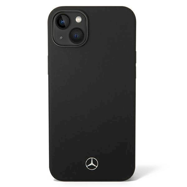 Originalus dėklas Mercedes Silicone Line MagSafe case skirta iPhone 14 Plus - Juodas 1 Originalus dėklas Mercedes Silicone Line MagSafe case skirta iPhone 14 Plus - Juodas 1