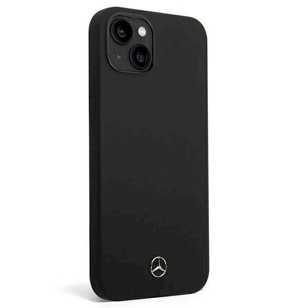 Originalus dėklas Mercedes Silicone Line MagSafe case skirta iPhone 14 Plus - Juodas 2