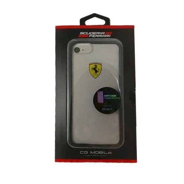 Originalus Ferrari dėklas Hardcase FEHCRFP7BK iPhone 7/8 /SE 2020 / SE 2022 Permatomas/Juodas 1 Originalus Ferrari dėklas Hardcase FEHCRFP7BK iPhone 7/8 /SE 2020 / SE 2022 Permatomas/Juodas 1