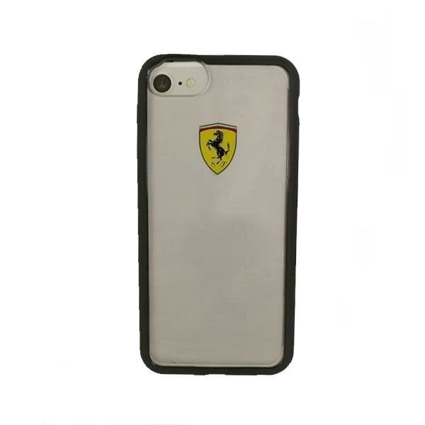 Originalus Ferrari dėklas Hardcase FEHCRFP7BK iPhone 7/8 /SE 2020 / SE 2022 Permatomas/Juodas Originalus Ferrari dėklas Hardcase FEHCRFP7BK iPhone 7/8 /SE 2020 / SE 2022 Permatomas/Juodas