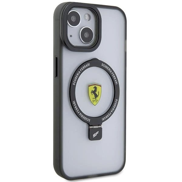 Originalus Ferrari dėklas Ring Stand 2023 Collection MagSafe Case for iPhone 15 Plus / 14 Plus - Permatomas 3 Originalus Ferrari dėklas Ring Stand 2023 Collection MagSafe Case for iPhone 15 Plus / 14 Plus - Permatomas 3