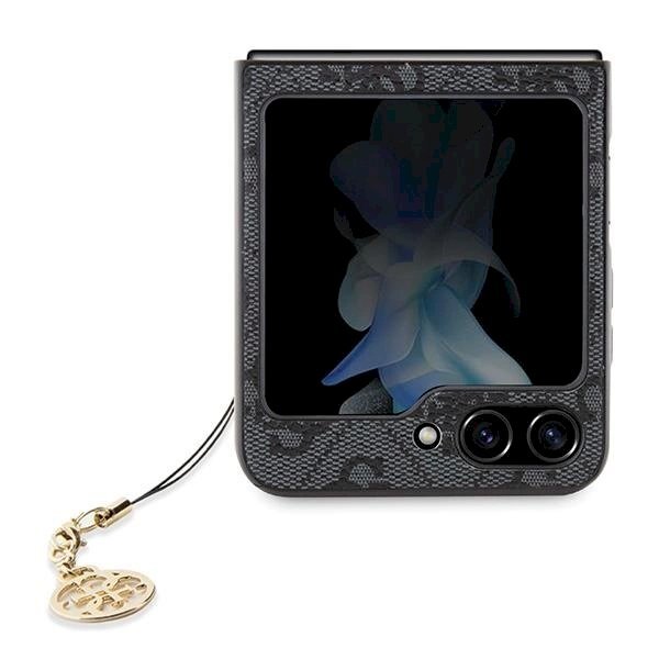 Originalus Guess dėklas 4G Charms Collection case for Samsung Galaxy Z Flip 5 - Pilkas 2 Originalus Guess dėklas 4G Charms Collection case for Samsung Galaxy Z Flip 5 - Pilkas 2