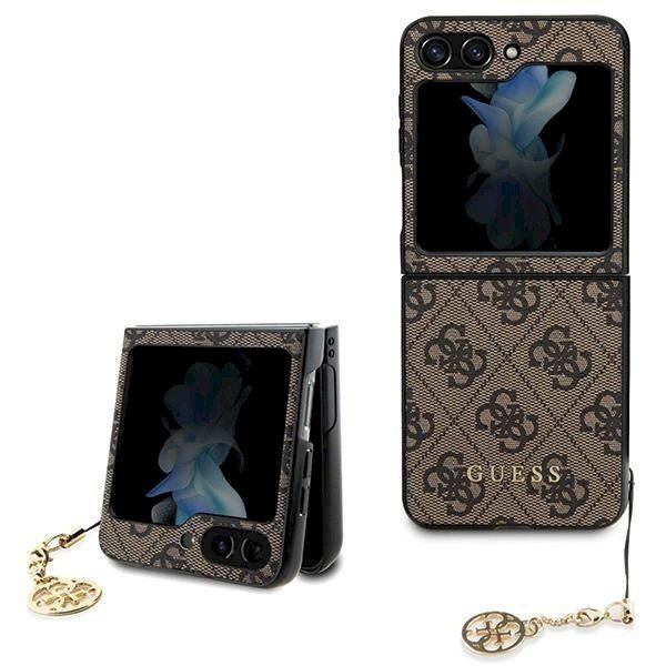 Originalus Guess dėklas 4G Charms Collection case for Samsung Galaxy Z Flip 5 - Rudas 7 Originalus Guess dėklas 4G Charms Collection case for Samsung Galaxy Z Flip 5 - Rudas 7