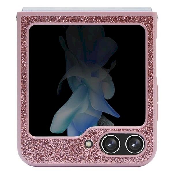 Originalus Guess dėklas Glitter Script case for Samsung Galaxy Z Flip 5 - Rožinis 2 Originalus Guess dėklas Glitter Script case for Samsung Galaxy Z Flip 5 - Rožinis 2