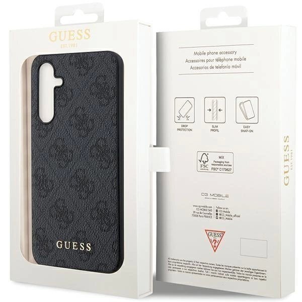 Originalus Guess dėklas GUHCS23FEG4GFGR S23 FE S711 Pilkas/Pilkas hardcase 4G Metal Auksinis Logo 7 Originalus Guess dėklas GUHCS23FEG4GFGR S23 FE S711 Pilkas/Pilkas hardcase 4G Metal Auksinis Logo 7