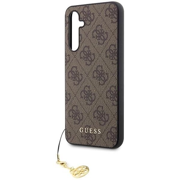 Originalus Guess dėklas GUHCS23FEGF4GBR S23 FE S711 Rudas/Rudas hardcase 4G Charms Collection 4 Originalus Guess dėklas GUHCS23FEGF4GBR S23 FE S711 Rudas/Rudas hardcase 4G Charms Collection 4