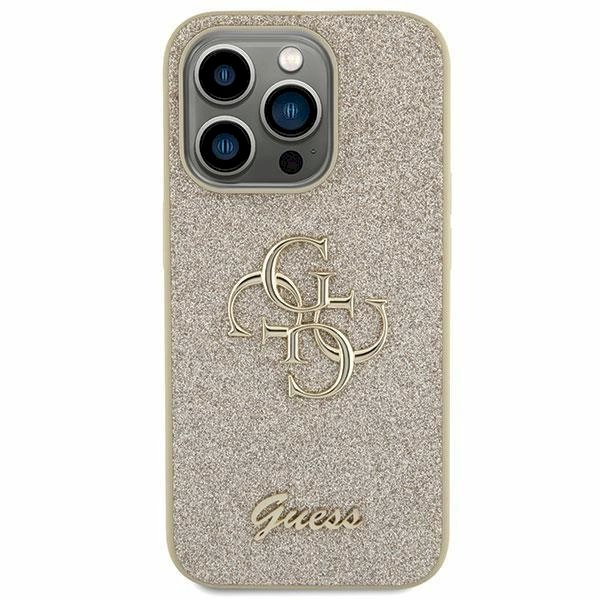 Originalus Guess dėklas GUHCS23FEHG4SGD S23 FE S711 Auksinis/Auksinis hardcase Glitter Script Big 4G Originalus Guess dėklas GUHCS23FEHG4SGD S23 FE S711 Auksinis/Auksinis hardcase Glitter Script Big 4G