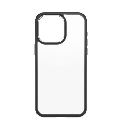 Otterbox React iPhone 15 Pro Max Dėklas - Permatomas Juodas
