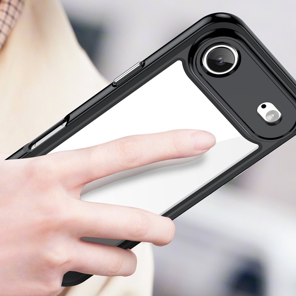 iPhone 17 Air Outer Space dėklas – juodai skaidrus 4 iPhone 17 Air Outer Space dėklas – juodai skaidrus 4