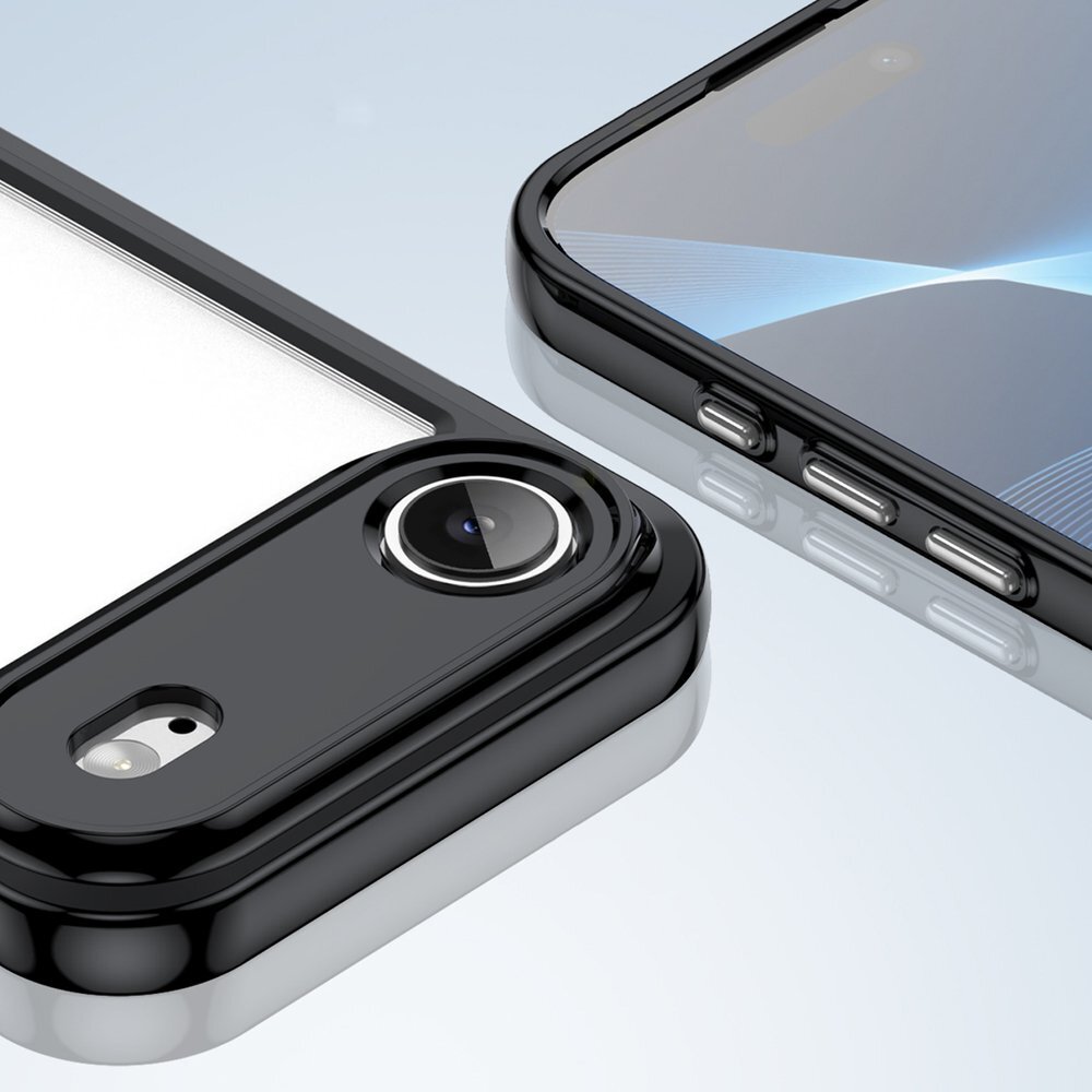 iPhone 17 Air Outer Space dėklas – juodai skaidrus 5 iPhone 17 Air Outer Space dėklas – juodai skaidrus 5