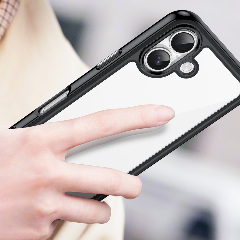 iPhone 17 Outer Space dėklas – juodai skaidrus 4