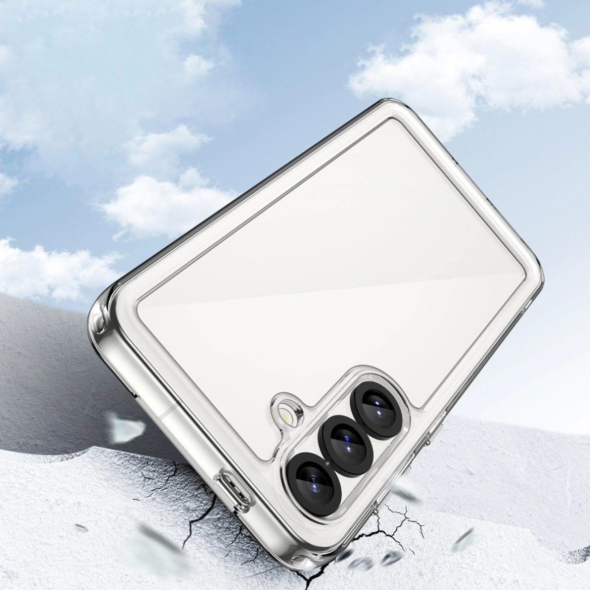 Outer Space lankstus dėklas Samsung Galaxy S25 Edge - permatomas 2