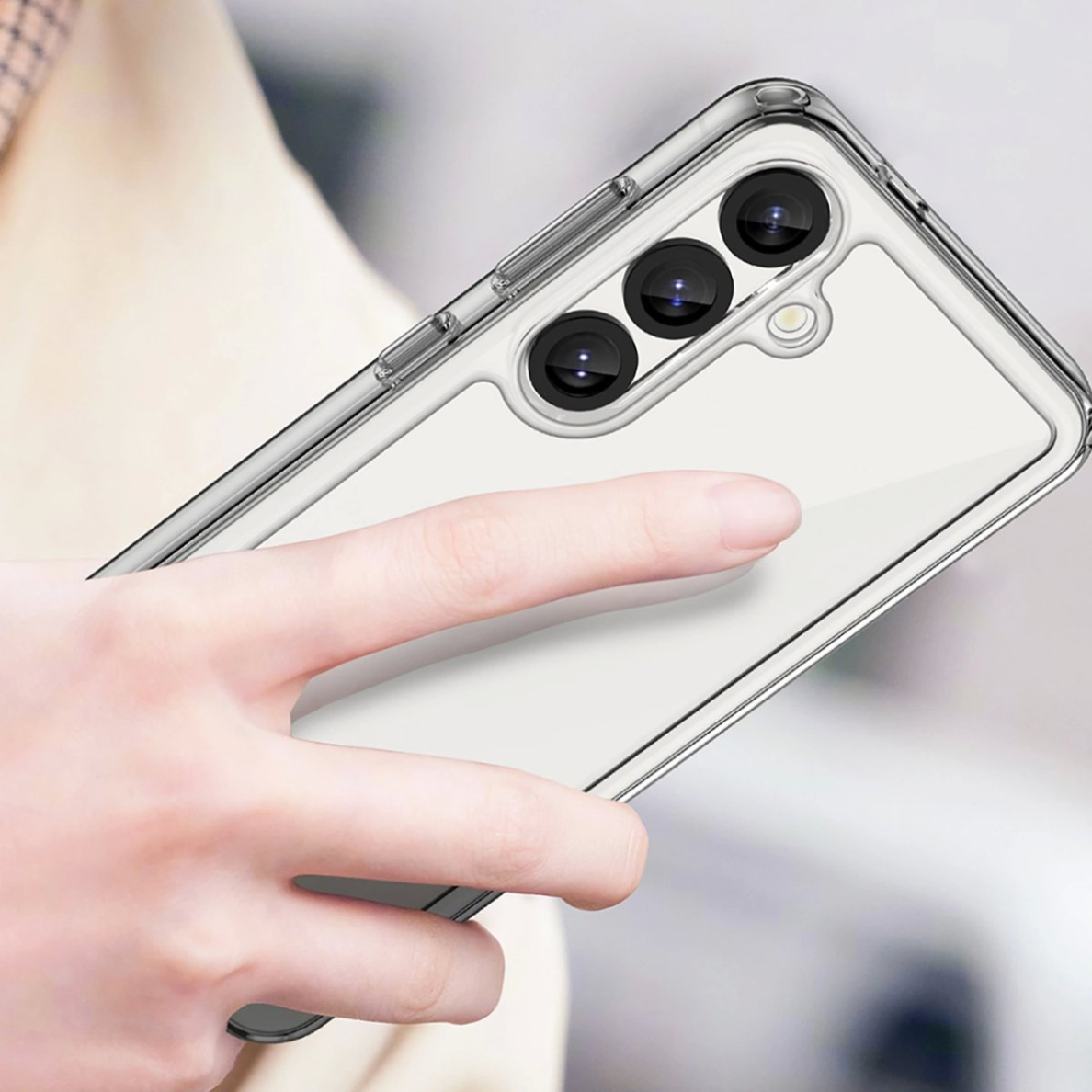 Outer Space lankstus dėklas Samsung Galaxy S25 Edge - permatomas 3 Outer Space lankstus dėklas Samsung Galaxy S25 Edge - permatomas 3