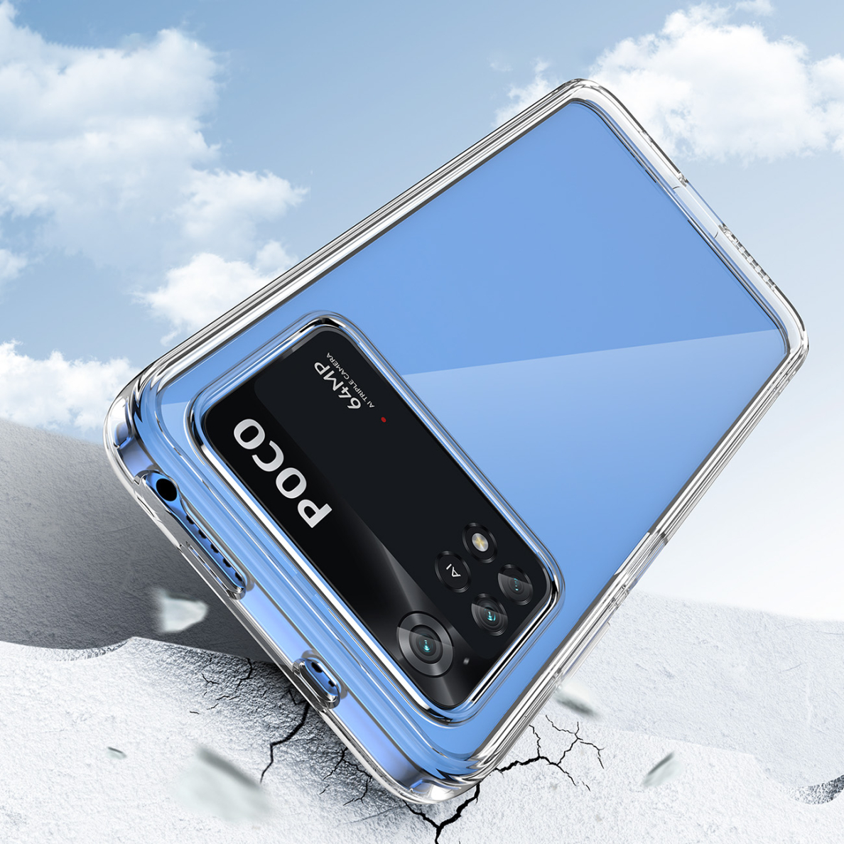 Dėklas Outer Space Case for Xiaomi Poco M4 Pro Mėlynas 5 Dėklas Outer Space Case for Xiaomi Poco M4 Pro Mėlynas 5