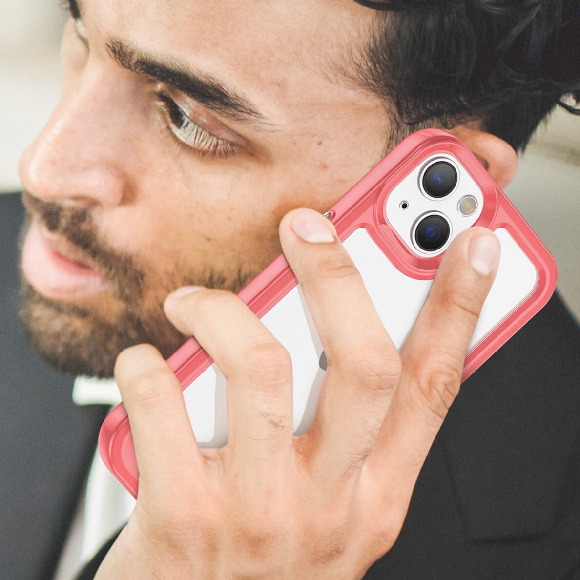 Dėklas Outer Space Case iPhone 14 Raudonas 6