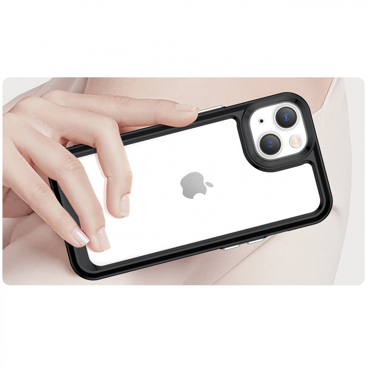 Dėklas Outer Space Case iPhone 14 Plus Juodas 3