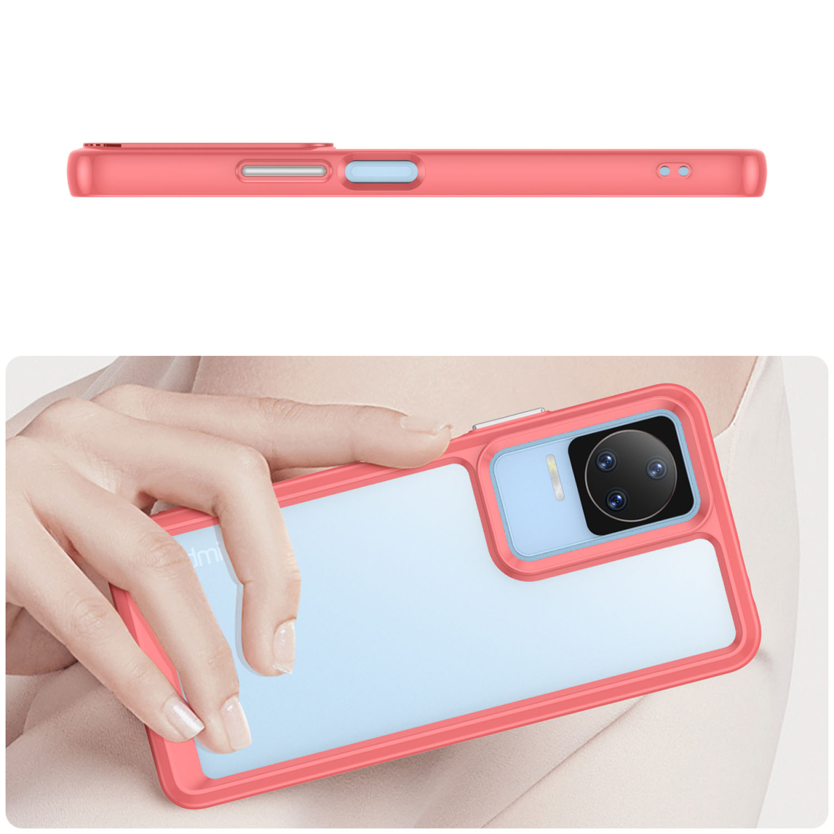 Dėklas Outer Space Case Xiaomi Poco F4 5G Raudonais kraštais 3 Dėklas Outer Space Case Xiaomi Poco F4 5G Raudonais kraštais 3