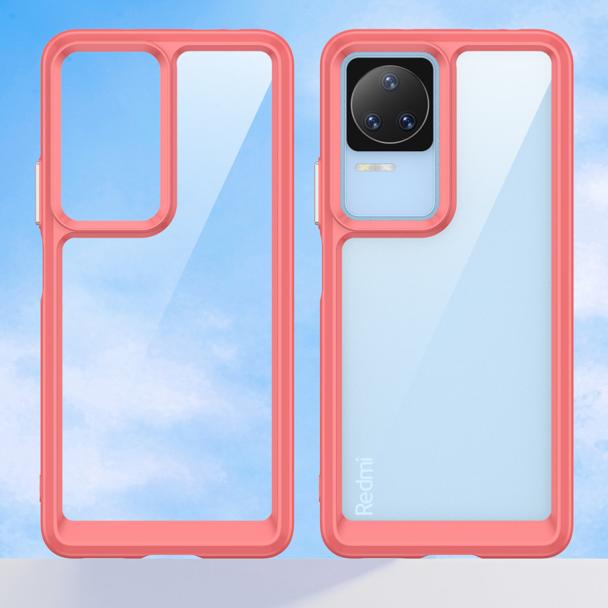 Dėklas Outer Space Case Xiaomi Poco F4 5G Raudonais kraštais 7 Dėklas Outer Space Case Xiaomi Poco F4 5G Raudonais kraštais 7