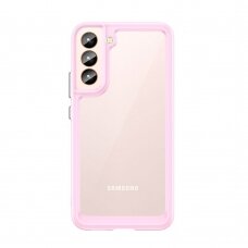 Dėklas Outer Space Samsung Galaxy S22 + (S22 Plus) rožinis