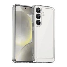 Google Pixel 10 5G Outer Space dėklas su geliniu rėmeliu - skaidrus