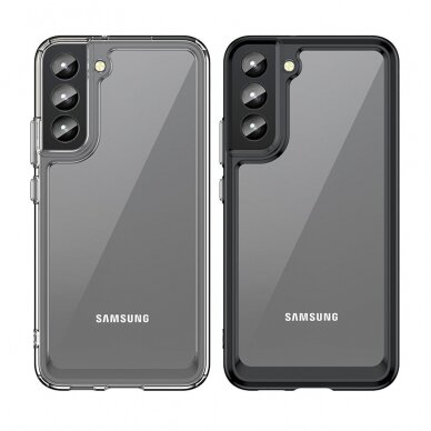 Dėklas Outer Space Samsung Galaxy S22 + (S22 Plus) permatomas