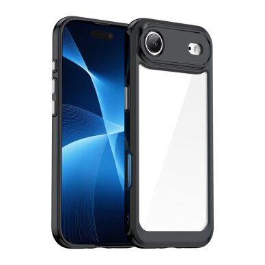 iPhone 17 Air Outer Space dėklas – juodai skaidrus iPhone 17 Air Outer Space dėklas – juodai skaidrus