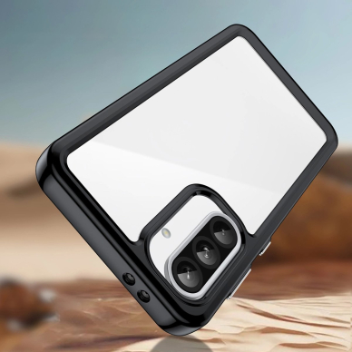 Outer Space dėklas su lanksčiu rėmeliu Samsung Galaxy A26 - juodas 7