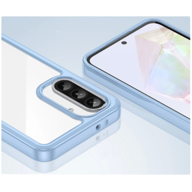 Outer Space dėklas su lanksčiu rėmeliu Samsung Galaxy A26 - mėlynas 4