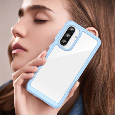 Outer Space dėklas su lanksčiu rėmeliu Samsung Galaxy A26 - mėlynas 5