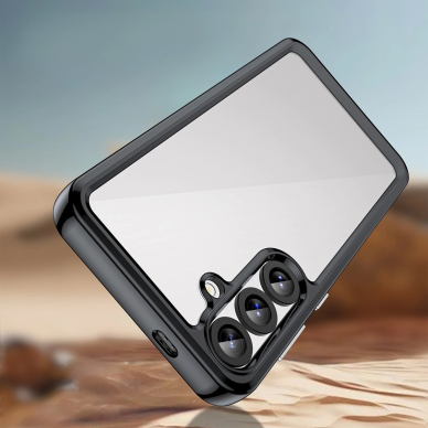 Outer Space dėklas su lanksčiu rėmeliu Samsung Galaxy A36 - juodas 2 Outer Space dėklas su lanksčiu rėmeliu Samsung Galaxy A36 - juodas 2