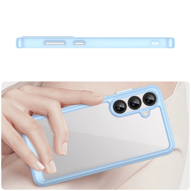 Outer Space dėklas su lanksčiu rėmeliu Samsung Galaxy A36 - mėlynas 2 Outer Space dėklas su lanksčiu rėmeliu Samsung Galaxy A36 - mėlynas 2