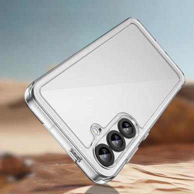 Outer Space dėklas su lanksčiu rėmeliu Samsung Galaxy A36 - permatomas 1 Outer Space dėklas su lanksčiu rėmeliu Samsung Galaxy A36 - permatomas 1