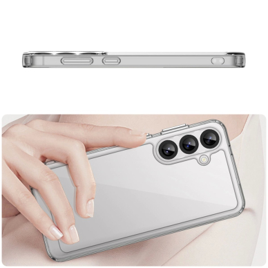 Outer Space dėklas su lanksčiu rėmeliu Samsung Galaxy A36 - permatomas 2 Outer Space dėklas su lanksčiu rėmeliu Samsung Galaxy A36 - permatomas 2