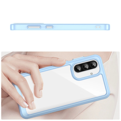 Outer Space dėklas su lanksčiu rėmeliu Samsung Galaxy A56 - mėlynas 3