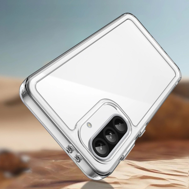 Outer Space dėklas su lanksčiu rėmeliu Samsung Galaxy A56 - permatomas 1 Outer Space dėklas su lanksčiu rėmeliu Samsung Galaxy A56 - permatomas 1