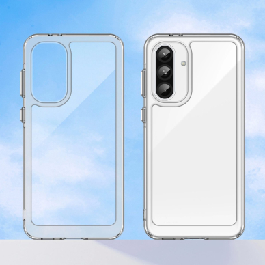 Outer Space dėklas su lanksčiu rėmeliu Samsung Galaxy A56 - permatomas 4