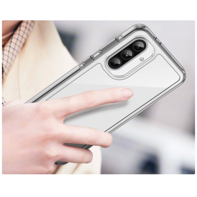 Outer Space dėklas su lanksčiu rėmeliu Samsung Galaxy A56 - permatomas 5