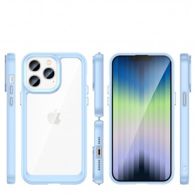 Dėklas Outer Space Case iPhone 14 Pro Max Mėlynas 1