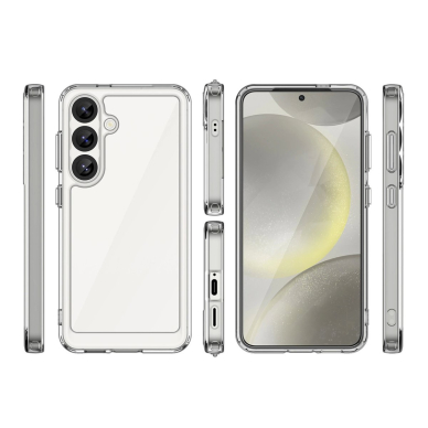 Google Pixel 10 5G Outer Space dėklas su geliniu rėmeliu - skaidrus 1