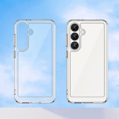 Google Pixel 10 5G Outer Space dėklas su geliniu rėmeliu - skaidrus 6