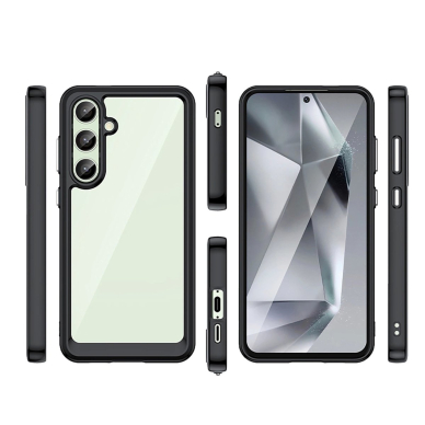 Dėklas Outer Space Gel Frame Samsung Galaxy S24 FE - Juodas 6 Dėklas Outer Space Gel Frame Samsung Galaxy S24 FE - Juodas 6