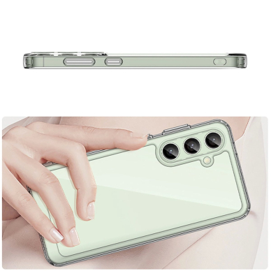 Dėklas Outer Space Gel Frame Samsung Galaxy S24 FE - Permatomas 4 Dėklas Outer Space Gel Frame Samsung Galaxy S24 FE - Permatomas 4