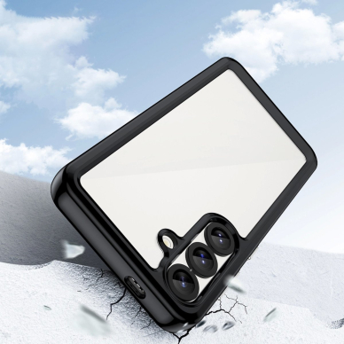 Dėklas Outer Space Gel Frame Samsung Galaxy S25 - Juodas 4 Dėklas Outer Space Gel Frame Samsung Galaxy S25 - Juodas 4