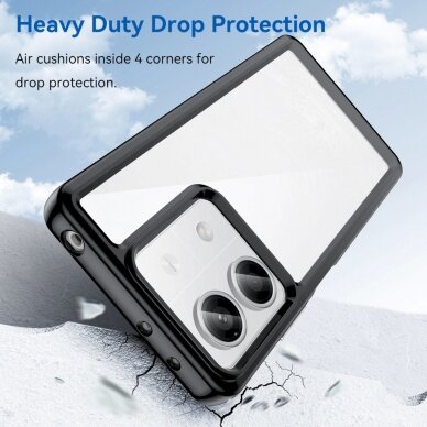 Dėklas Outer Space Case with gel frame for Xiaomi Redmi Note 13 Pro+ - Juodas 2 Dėklas Outer Space Case with gel frame for Xiaomi Redmi Note 13 Pro+ - Juodas 2