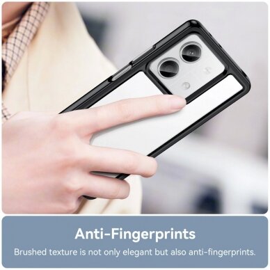 Dėklas Outer Space Case with gel frame for Xiaomi Redmi Note 13 Pro+ - Juodas 4 Dėklas Outer Space Case with gel frame for Xiaomi Redmi Note 13 Pro+ - Juodas 4